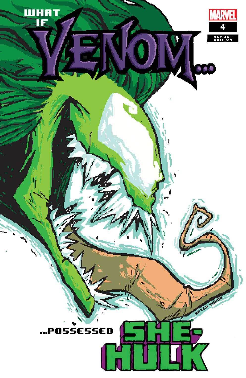 WHAT IF VENOM #4 | Matthew Waite Skottie Young Homage Variant - Trade Dress
