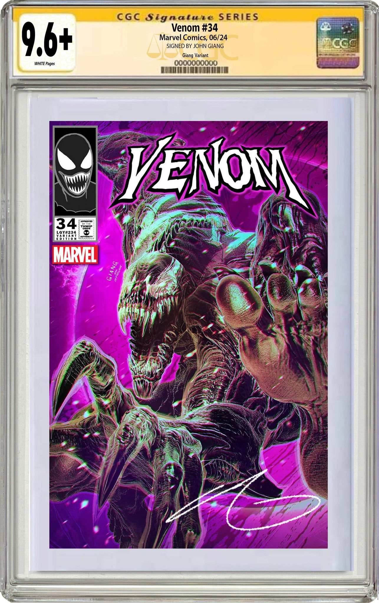 VENOM #34 | JOHN GIANG EXCLUSIVE VARIANT - Trade CGC SS 9.6+