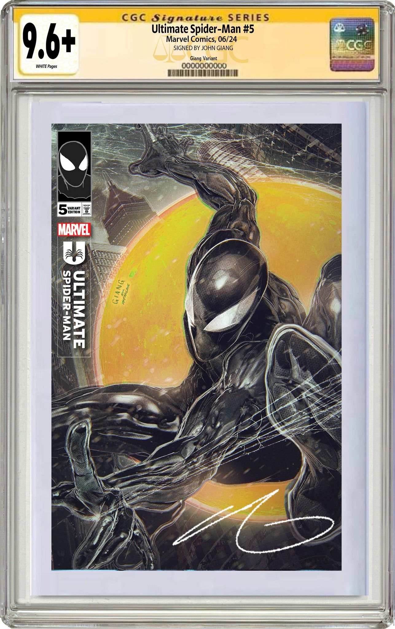 Ultimate Spider-Man #5 | John Giang Exclusive Variant Set - Trade CGC SS 9.6 +