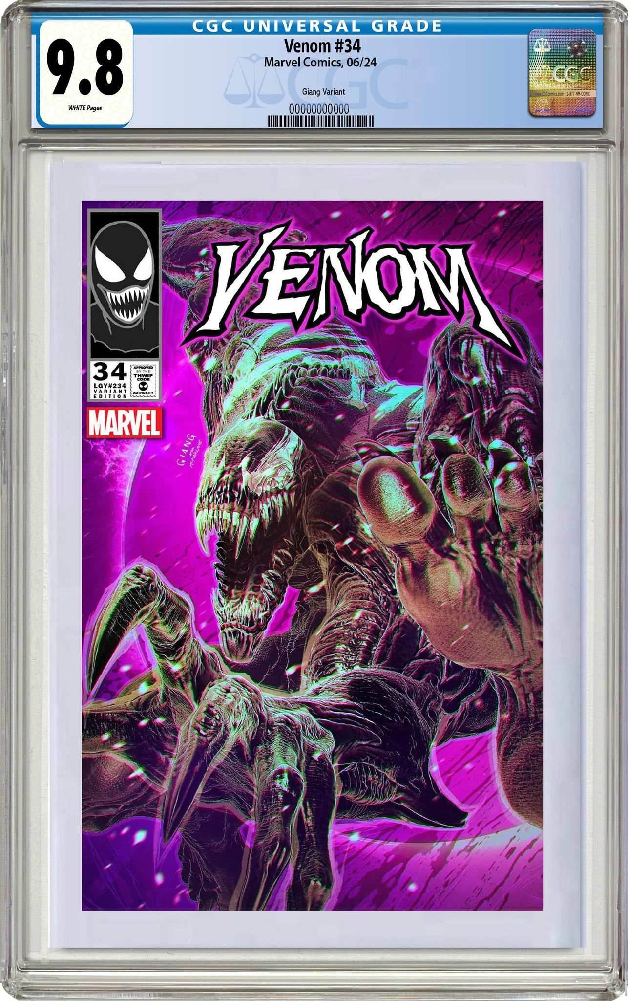 VENOM #34 | JOHN GIANG EXCLUSIVE VARIANT - Trade CGC 9.8