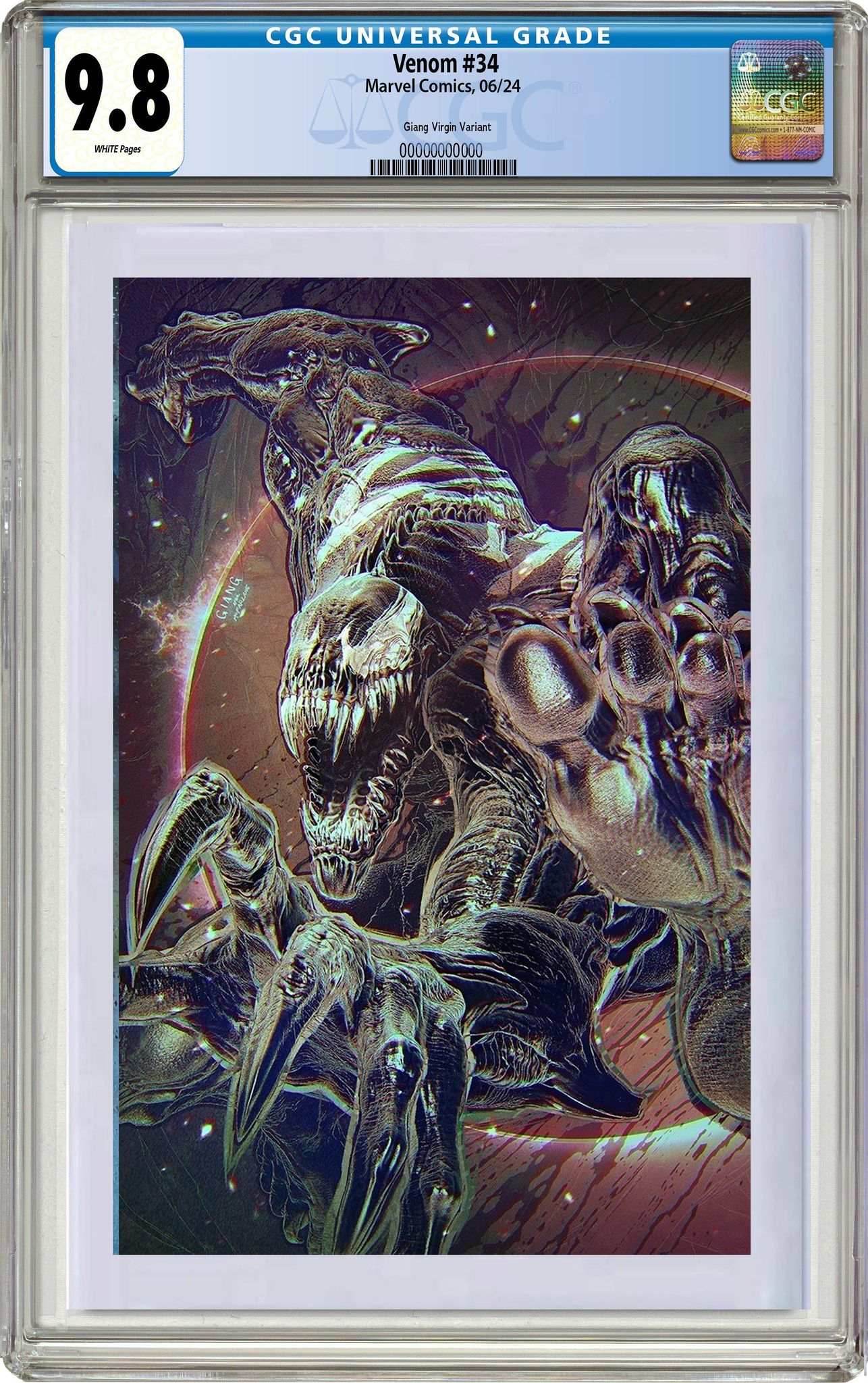 VENOM #34 | JOHN GIANG EXCLUSIVE VARIANT - Virgin CGC 9.8