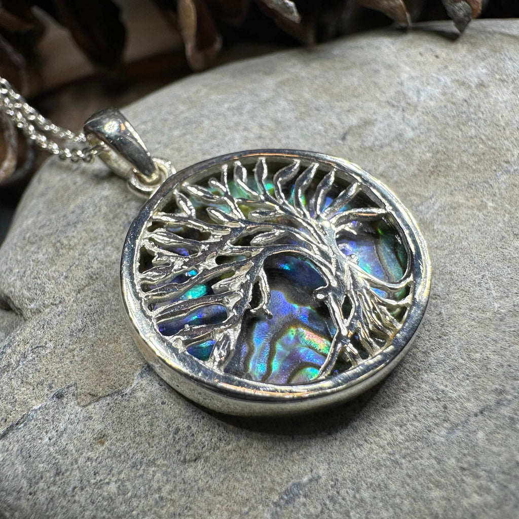 Aila Tree of Life Necklace - Abalone Shell