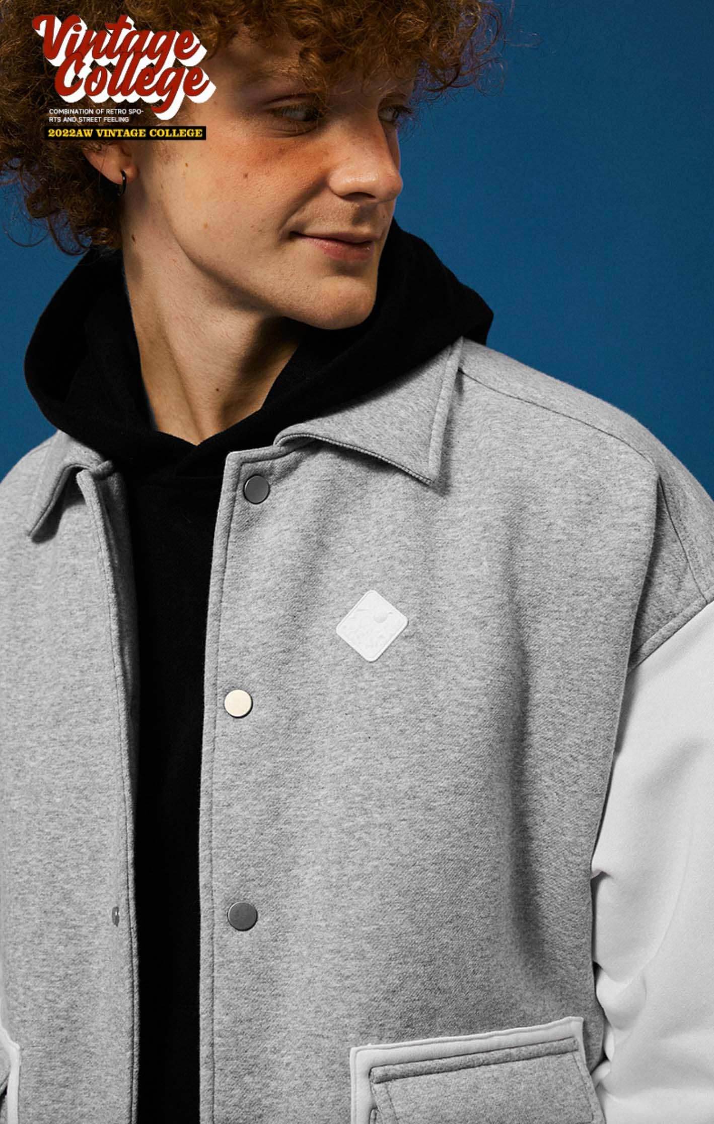 Grey Scholarship Jacket - Grey / M
