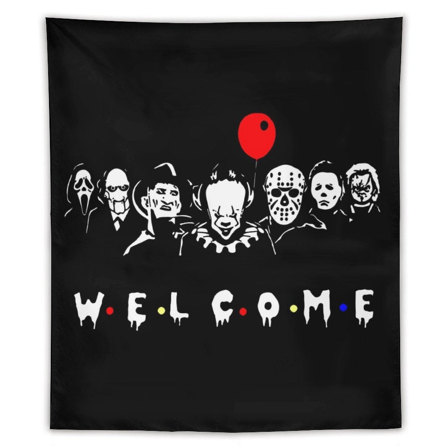 Welcome Halloween Tapestry