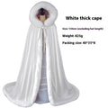 Retro Han Chinese Clothing High-grade Long Wool Cloak