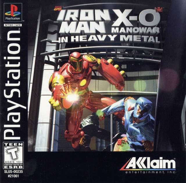 Iron Man / X-O Manowar in Heavy Metal (Playstation) - Game Manual Only