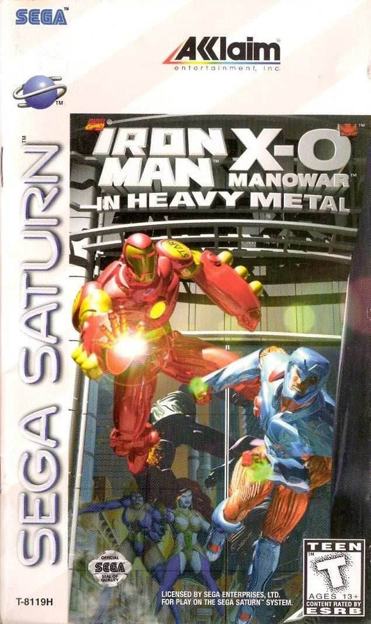 Iron Man / XO Manowar in Heavy Metal (Sega Saturn) - Game Manual Only