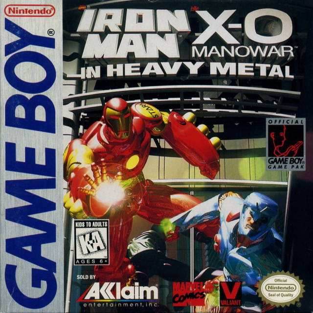 Iron Man / X-O Manowar in Heavy Metal (Gameboy) - Game Manual Only