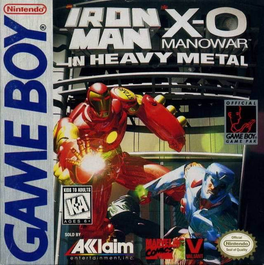 Iron Man / X-O Manowar in Heavy Metal (Gameboy) - Game Manual Only