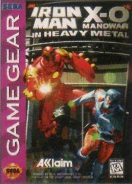 Iron Man XO Manowar in Heavy Metal (Sega Game Gear) - Game Manual Only