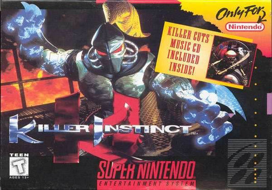 Killer Instinct (Killer Cuts CD included) (Super Nintendo) - Game Manual Only