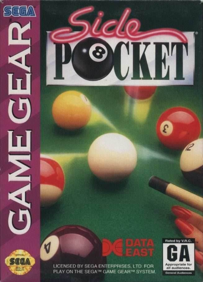 Side Pocket (Sega Game Gear) - Game Manual Only