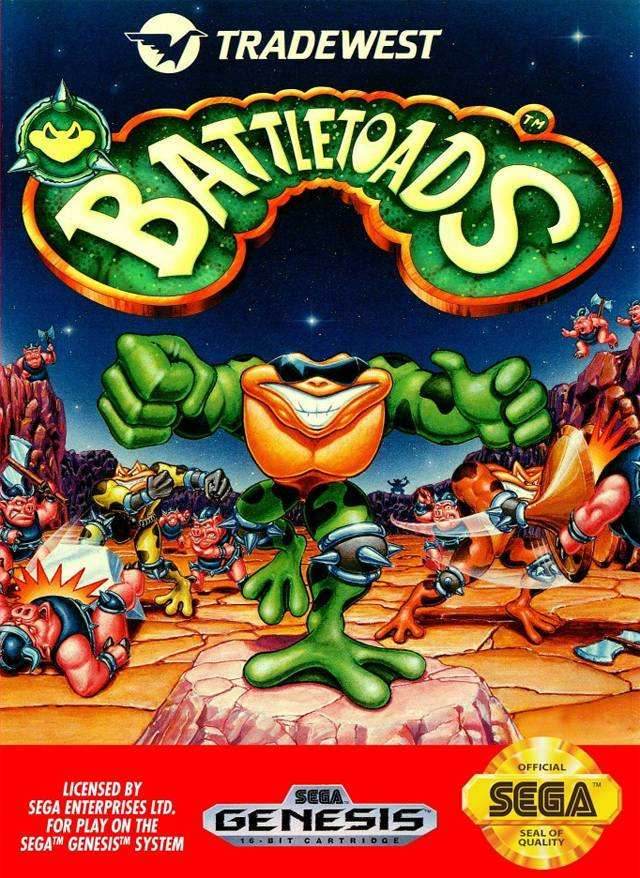 Battletoads (Sega Genesis) - Game Manual Only