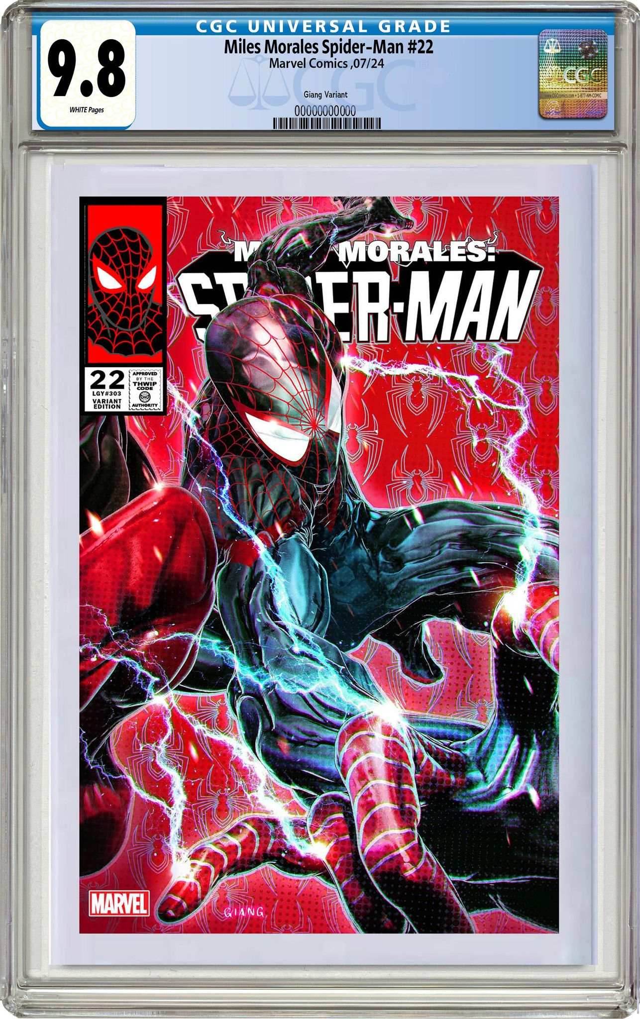 Miles Morales: Spider-Man #22 | John Giang Exclusive Variant - Trade CGC 9.8