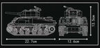 WWII - Remote Controlled U.S. M-4 Sherman Tank - Mil-Blox