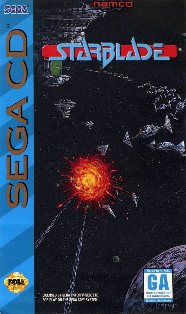 Starblade (Sega CD) - Game Manual Only