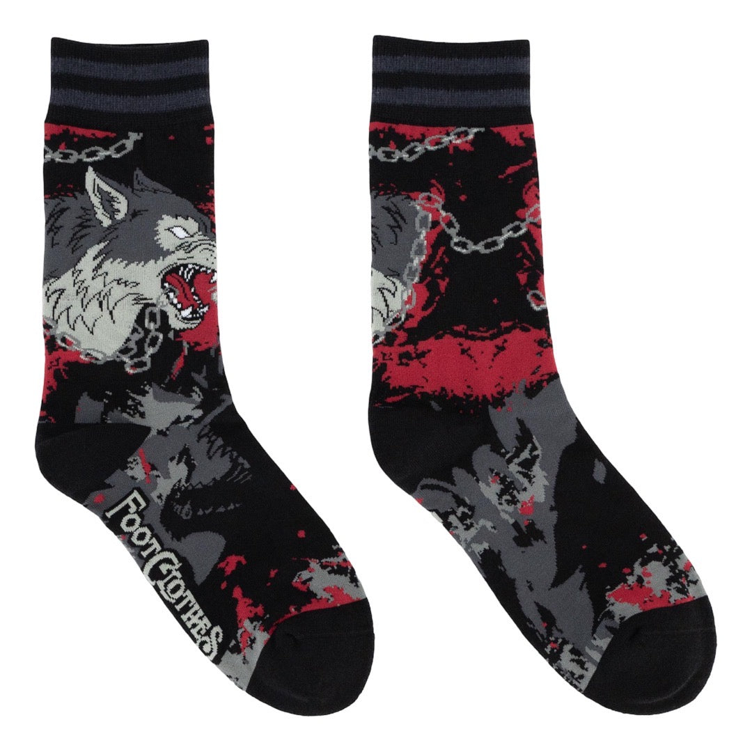 Big Mad Wolf Crew Socks