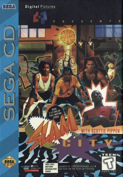 Slam City (Sega CD) - Game Manual Only