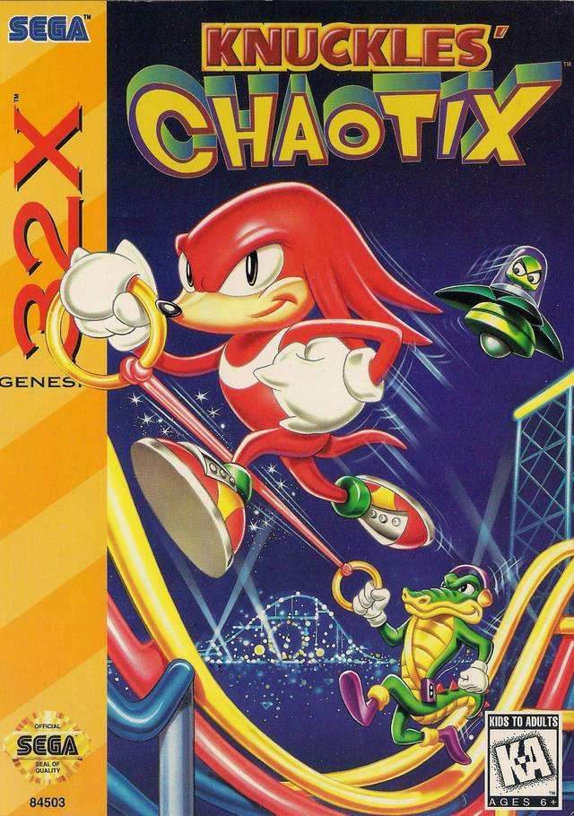 Knuckles Chaotix 32X (Sega Genesis) - Game Manual Only