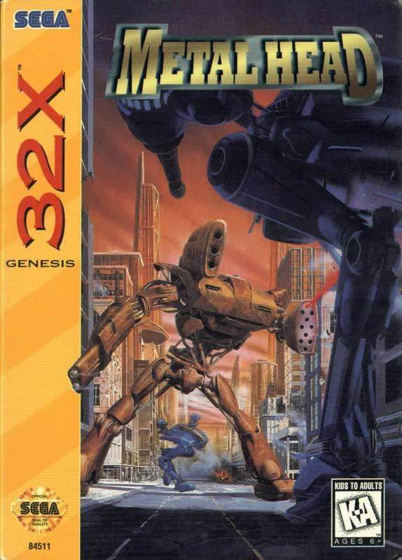Metal Head Sega 32X (Sega Genesis) - Game Manual Only