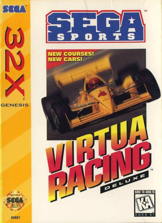 Virtua Racing Deluxe Sega 32X (Sega Genesis) - Game Manual Only