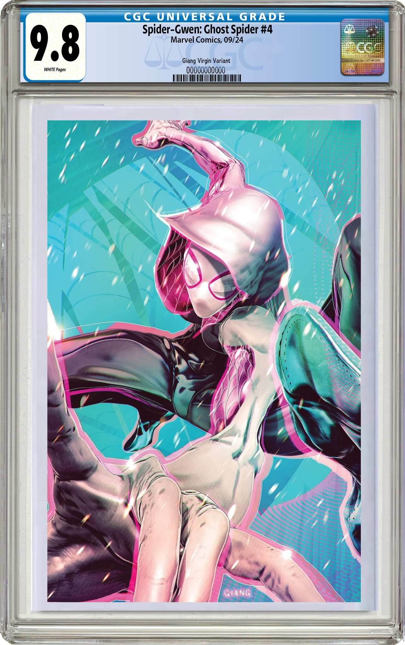 Spider-Gwen Ghost Spider #4 | John Giang Exclusive Variant - Virgin CGC 9.8