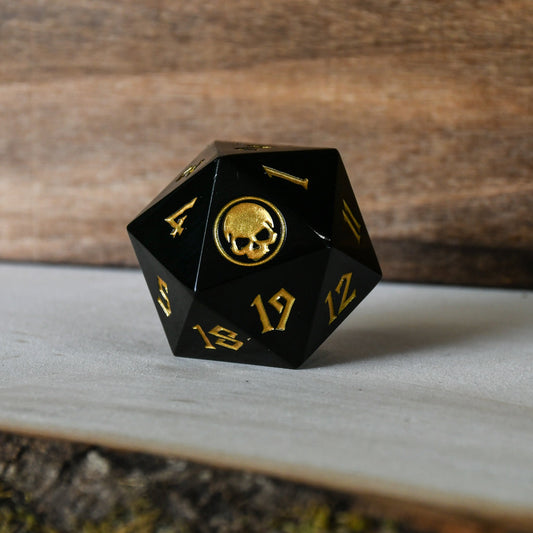 Swamp Mana Spindown Metal D20