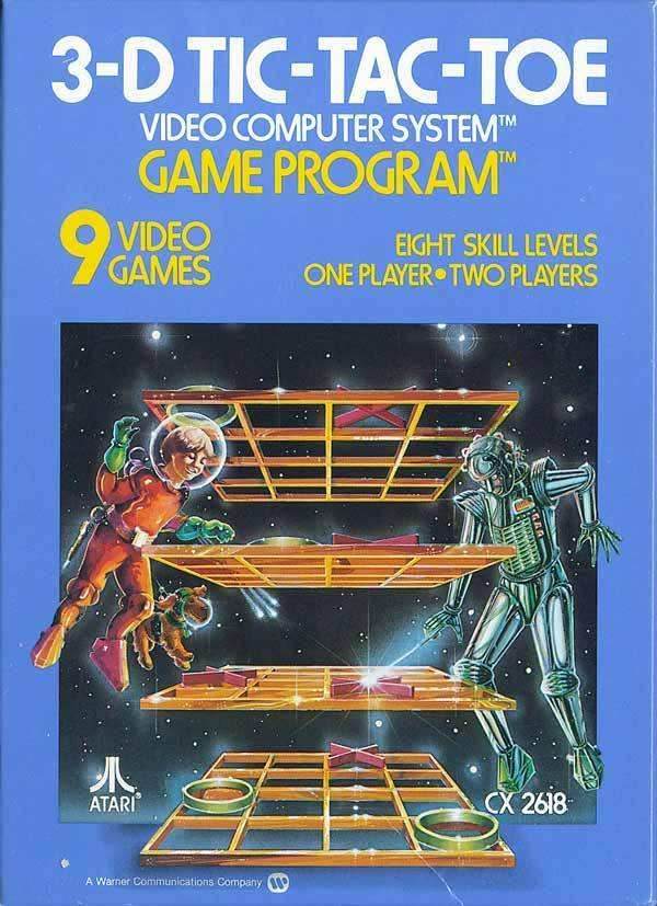3-D Tic-Tac-Toe (Atari 2600) - Game Manual Only