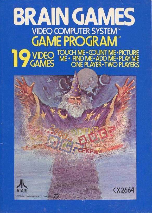 Brain Games (Atari 2600) - Game Manual Only