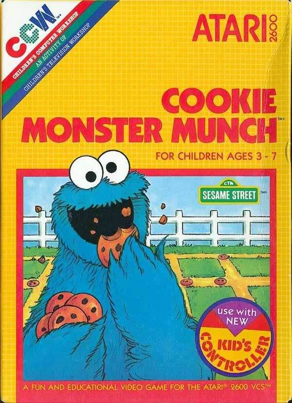 Cookie Monster Munch (Atari 2600) - Game Manual Only
