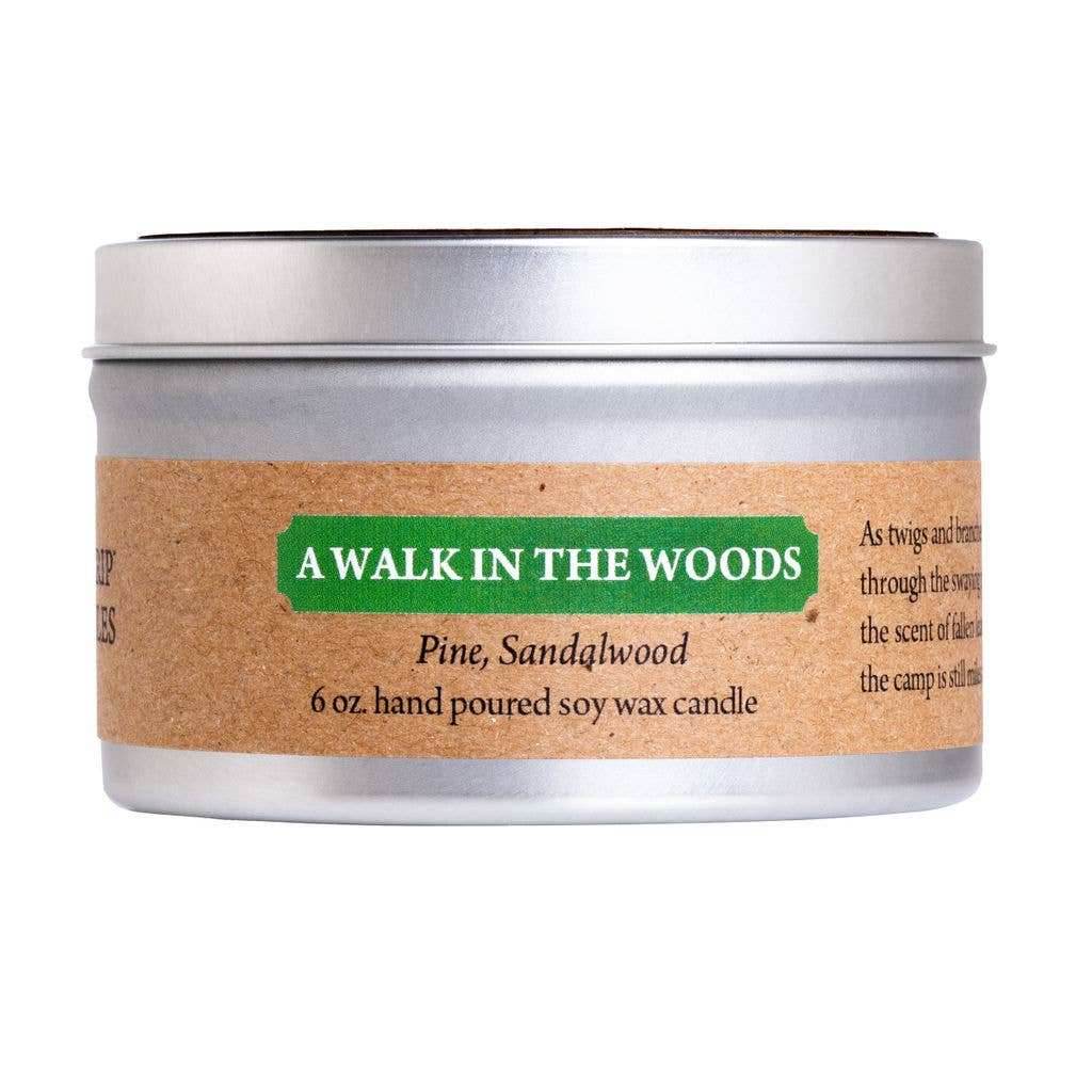 Cantrip Candles (6 oz Candle Tin) - A Walk in the Woods