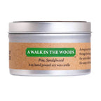 Cantrip Candles (6 oz Candle Tin) - A Walk in the Woods