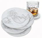 Mermaid Drink Coasters