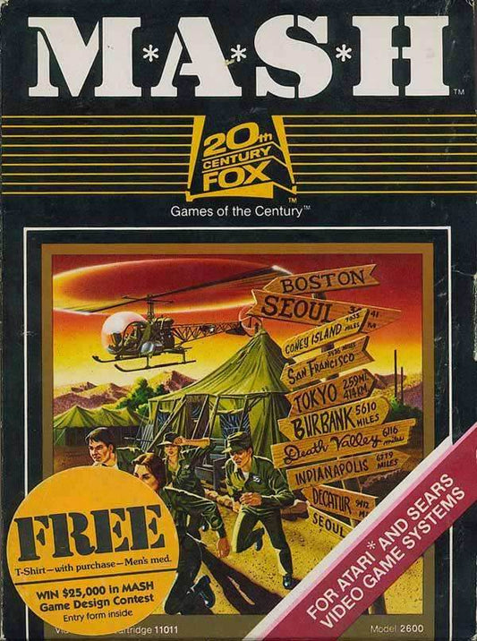 M*A*S*H (Atari 2600) - Game Manual Only
