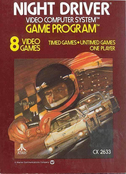Night Driver (Atari 2600) - Game Manual Only