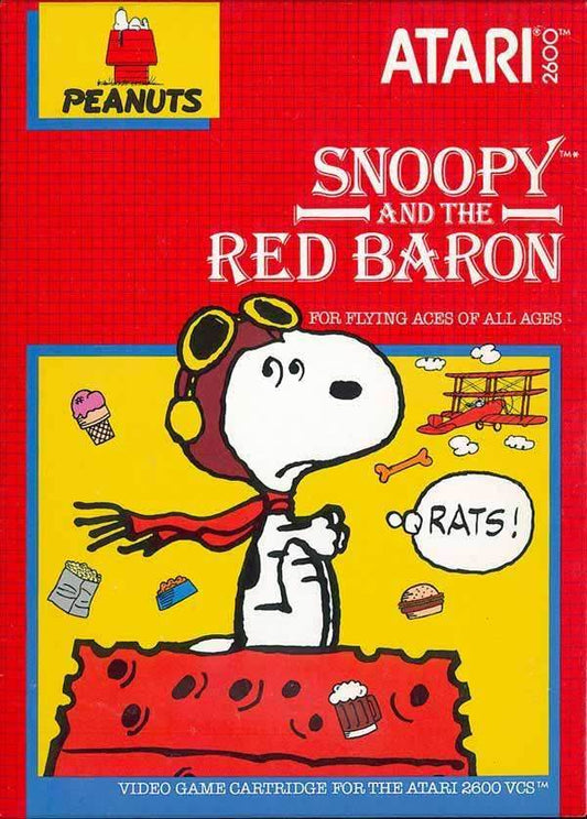 Snoopy and The Red Baron (Atari 2600) - Game Manual Only