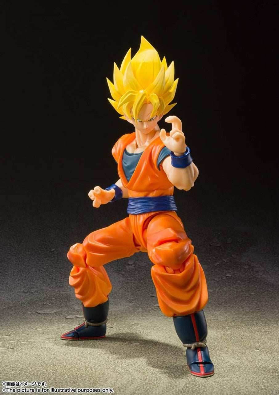 S.H. Figuarts Super Saiyan Full Power Son Goku Figure Dragon Ball - 