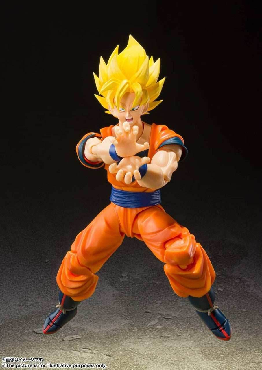 S.H. Figuarts Super Saiyan Full Power Son Goku Figure Dragon Ball - 