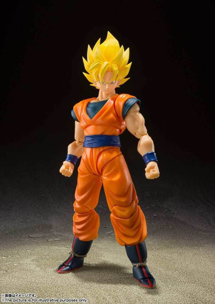 S.H. Figuarts Super Saiyan Full Power Son Goku Figure Dragon Ball - 