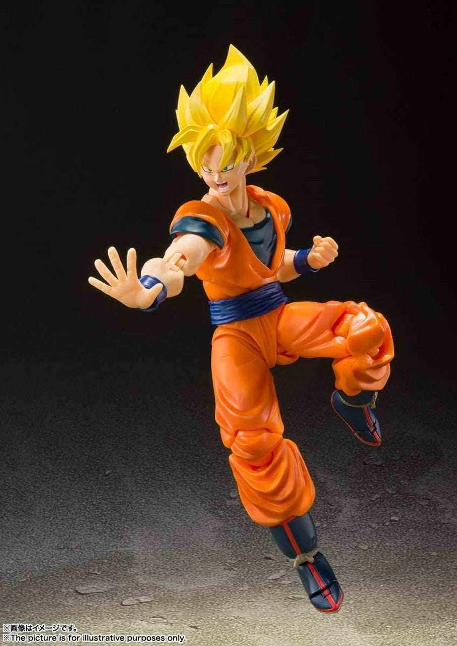 S.H. Figuarts Super Saiyan Full Power Son Goku Figure Dragon Ball - 