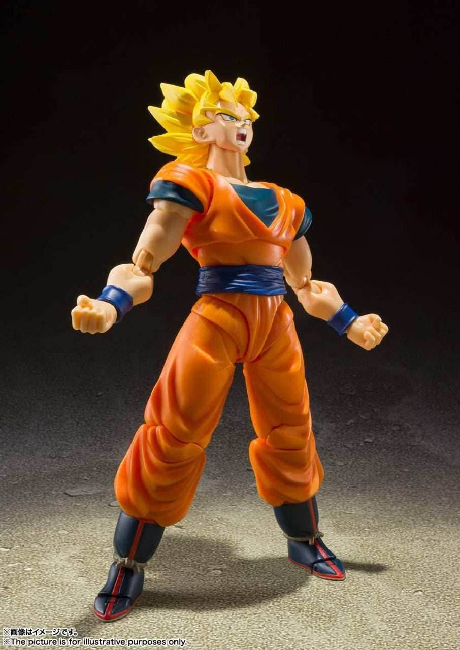 S.H. Figuarts Super Saiyan Full Power Son Goku Figure Dragon Ball - 