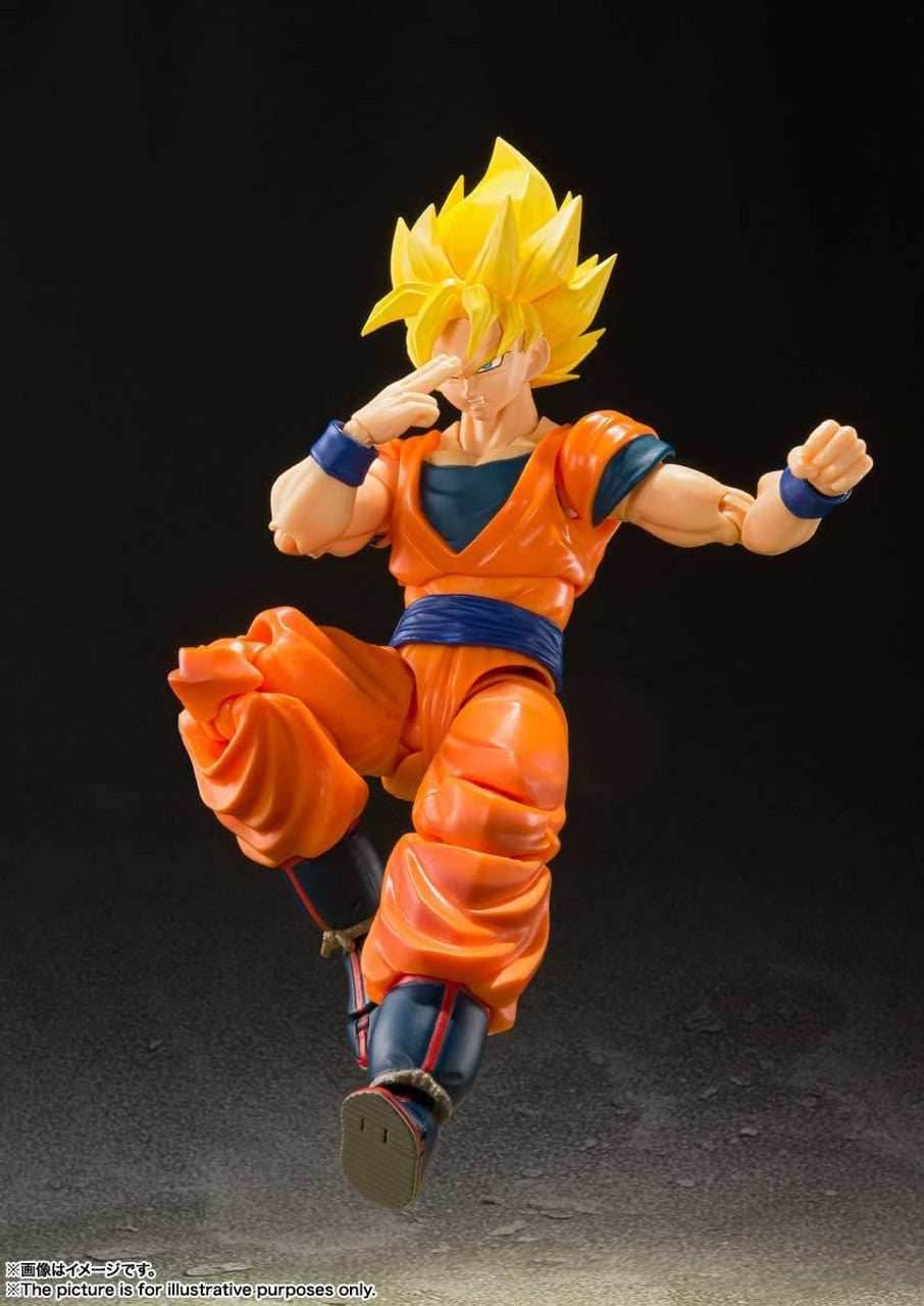 S.H. Figuarts Super Saiyan Full Power Son Goku Figure Dragon Ball - 