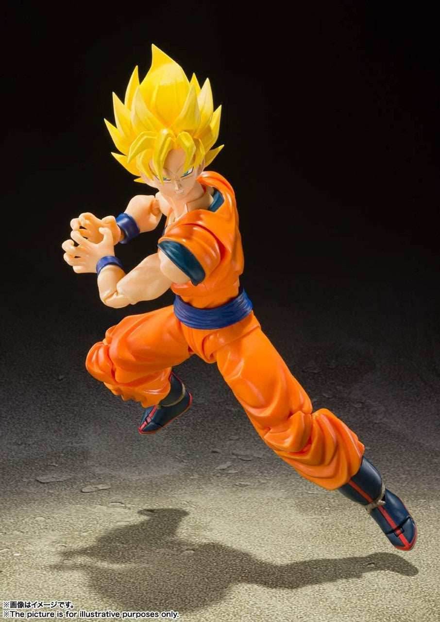 S.H. Figuarts Super Saiyan Full Power Son Goku Figure Dragon Ball - 