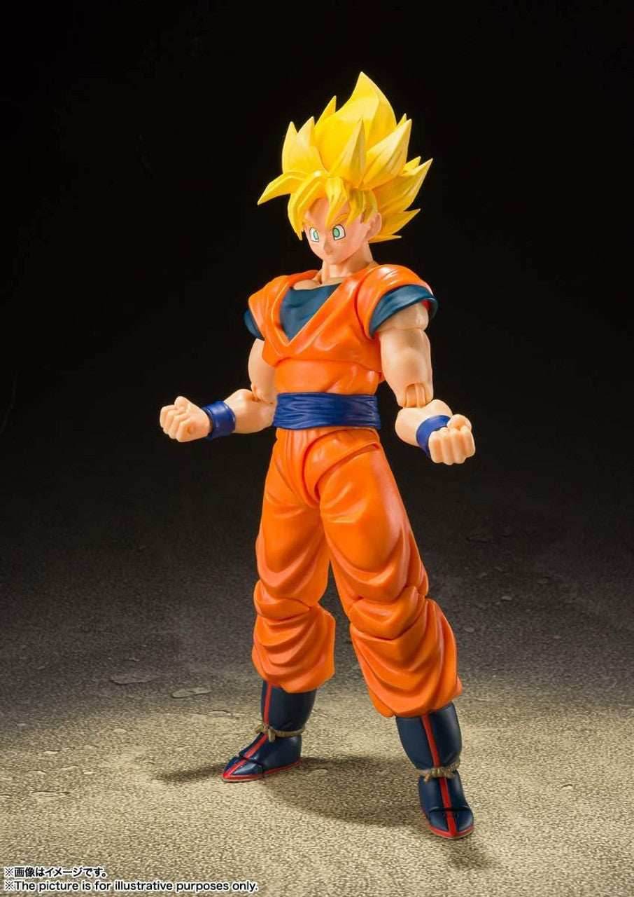 S.H. Figuarts Super Saiyan Full Power Son Goku Figure Dragon Ball - 