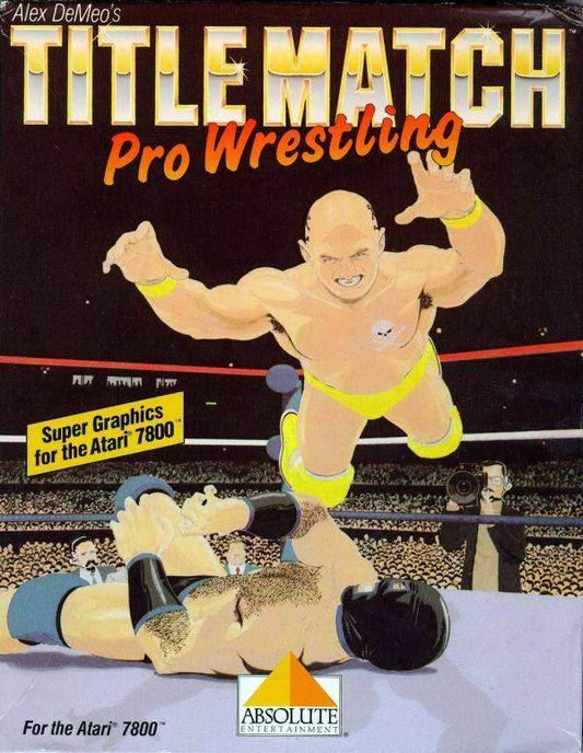 Alex DeMeo's Title Match Pro Wrestling (Atari 7800) - Game Manual Only