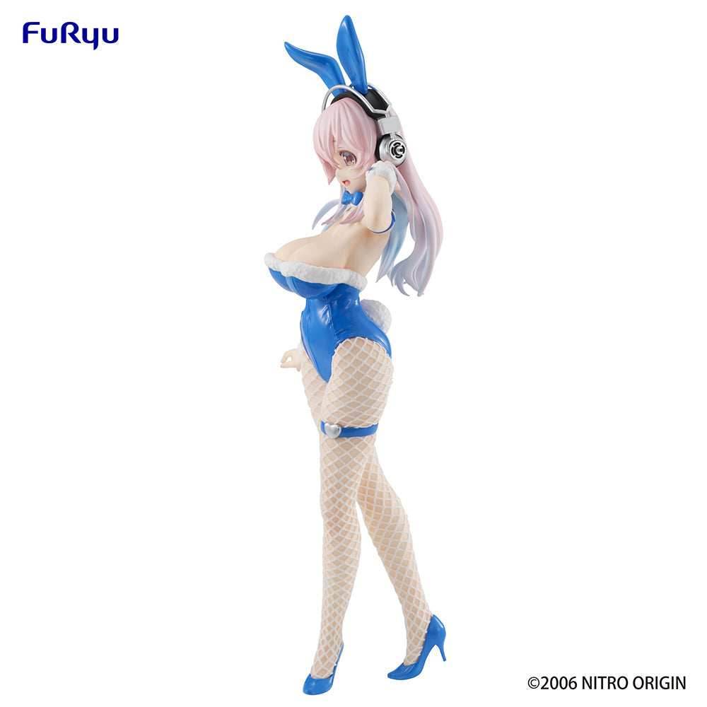 Super Sonico - Super Sonico BiCute Bunnies Figure (Blue Rabbit Ver.) - 
