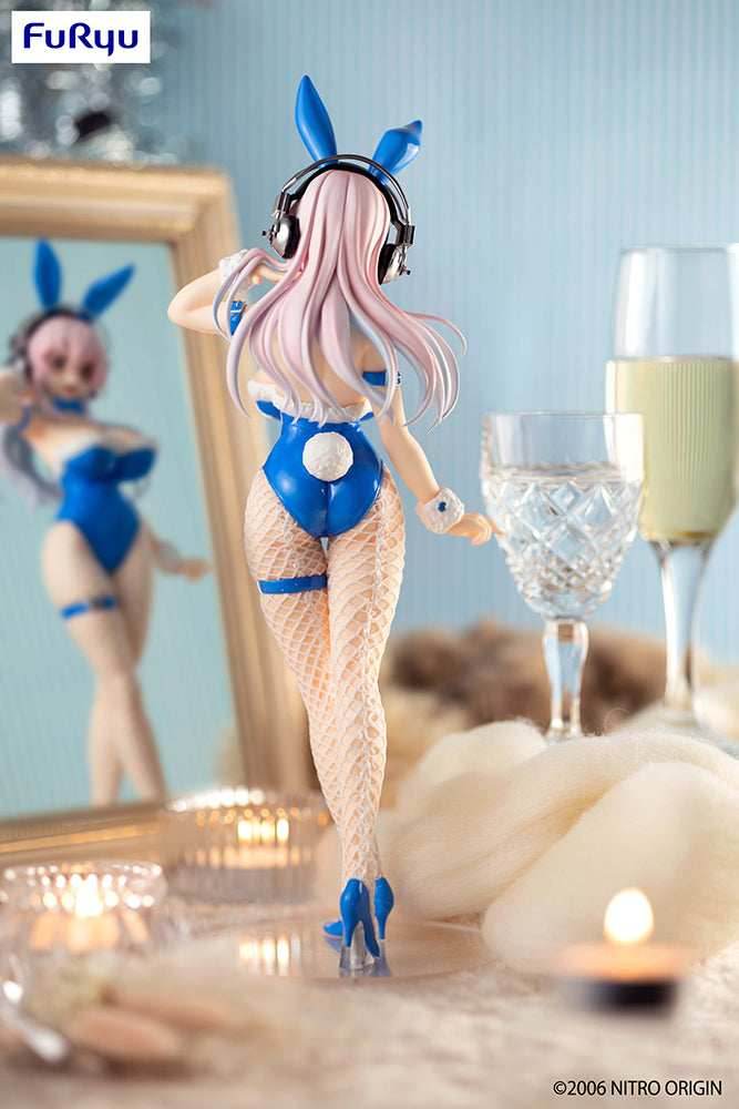 Super Sonico - Super Sonico BiCute Bunnies Figure (Blue Rabbit Ver.) - 