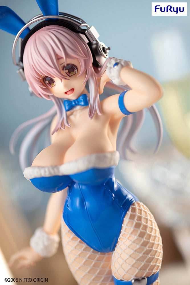 Super Sonico - Super Sonico BiCute Bunnies Figure (Blue Rabbit Ver.) - 