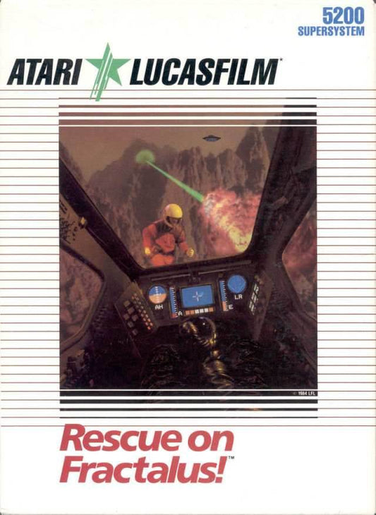 Rescue on Fractalus! (Atari 5200) - Game Manual Only
