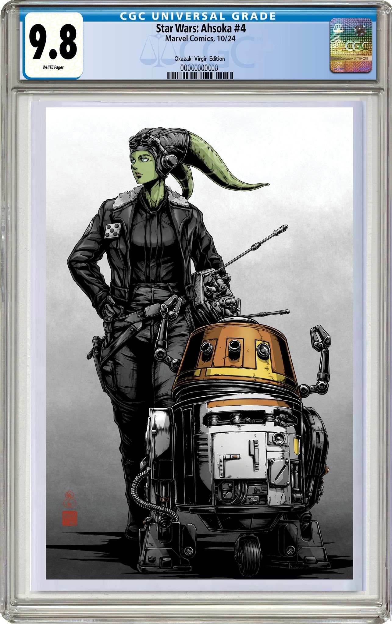 STAR WARS AHSOKA #4 | TAKASHI OKAZAKI LIMITED EDITION - Virgin CGC 9.8